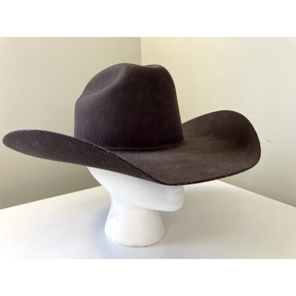 Twister by MF youth L brown cowboy hat